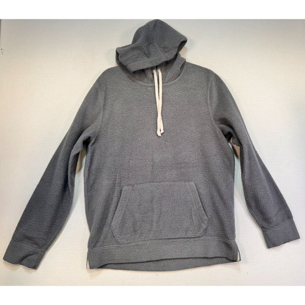 Abercrombie & Fitch Men's Sherpa Hoodie Medium Gray